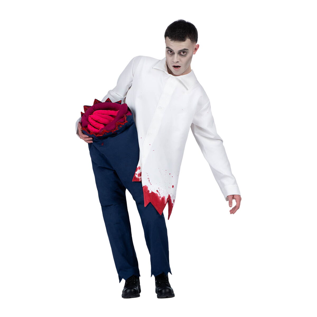 Kostume til voksne My Other Me Hvid Sort Onesize (2 Dele)